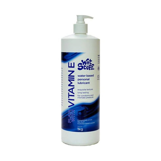 Wet Stuff Plain with Vitamin E Pump 1kg - Lotions & Potions