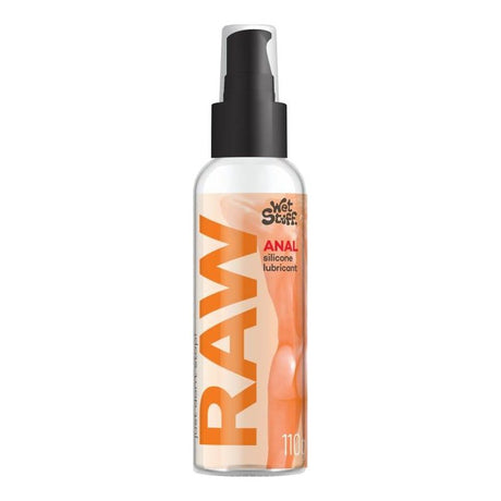 Wet Stuff Raw Anal Silicone Lubricant Pump Top 110g - Lotions & Potions
