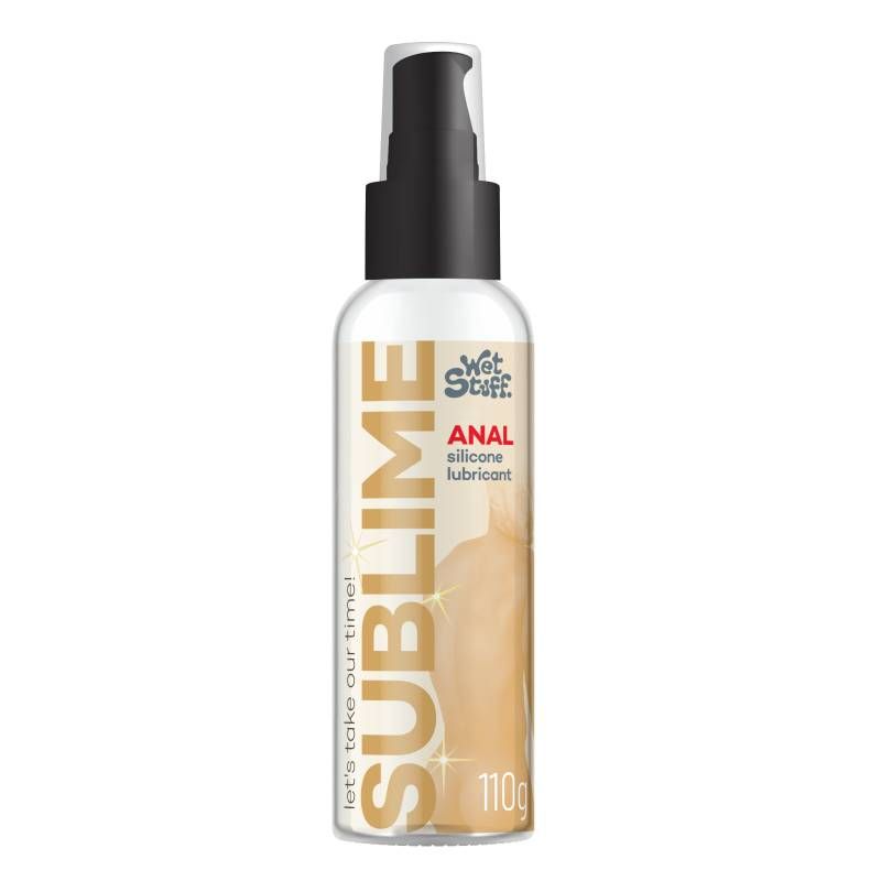 Wet Stuff Sublime Anal Silicone Lubricant Pump Top 110g - Lotions & Potions
