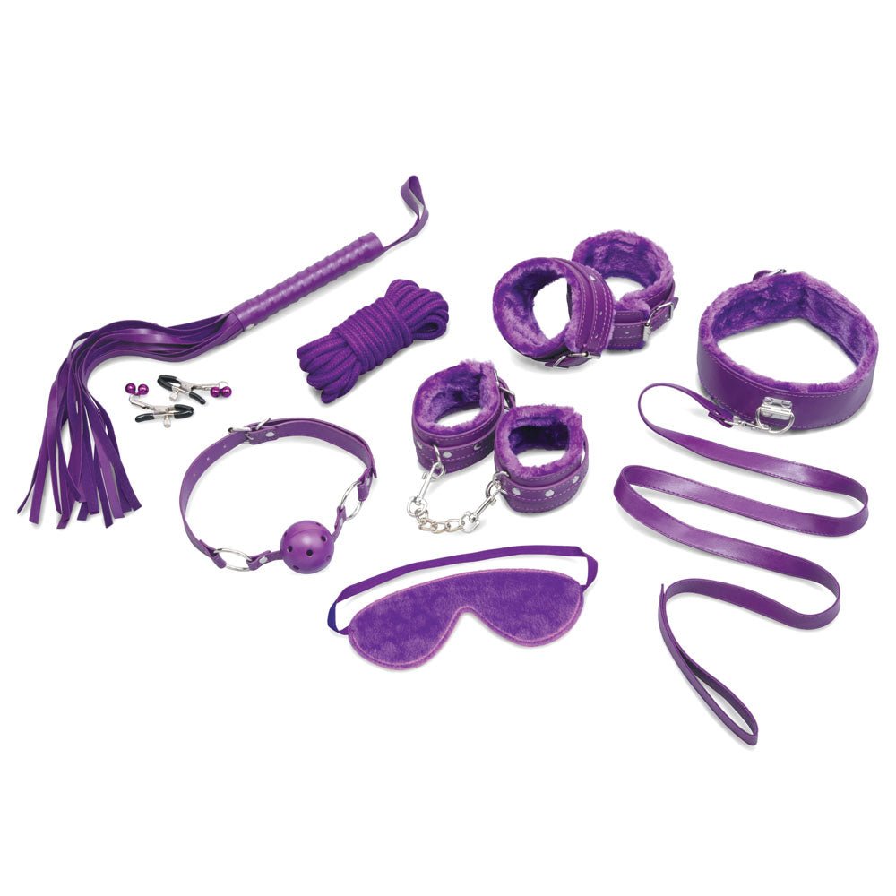 WhipSmart Fuzzy Collection Bondage Kit for Couples Play - BONDAGE-TOYS