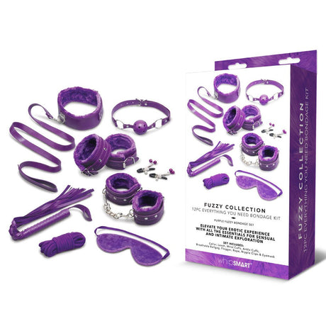 WhipSmart Fuzzy Collection Bondage Kit for Couples Play - BONDAGE-TOYS