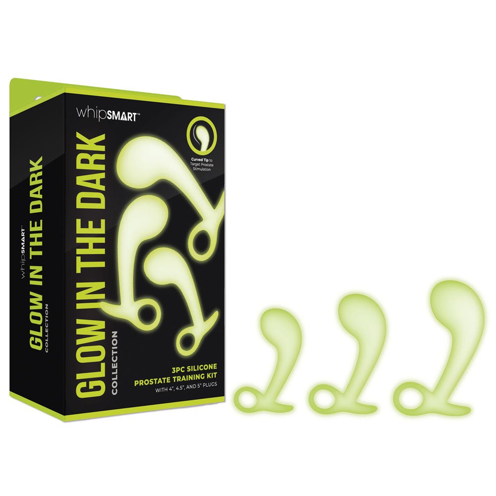 WhipSmart Glow In The Dark 3pc Prostate Training Kit - Anal Toys