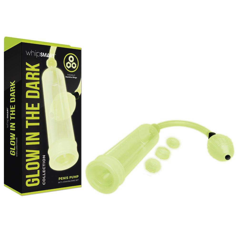 WhipSmart Glow In The Dark Penis Pump - Naughty by Nature Adult Store