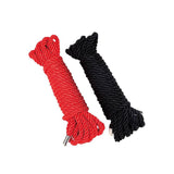 WhipSmart Heartbreaker 2 Pack Satin BDSM Rope - Black & Red Ropes - Set of 2 - BONDAGE - TOYS