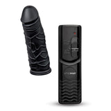 Whipsmart Inflatable Bangin Bolster - Black Inflatable Cushion with 6'' Vibrating Dong - MACHINES