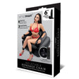 Whipsmart Inflatable Bondage Chair Black Detachable 6 Inch Vibrating Dildo - MACHINES
