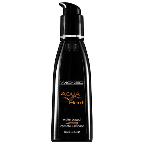 Wicked Aqua Heat - Warming Water Based Lubricant - 120 ml (4 oz) Bottle - LOTIONS & LUBES