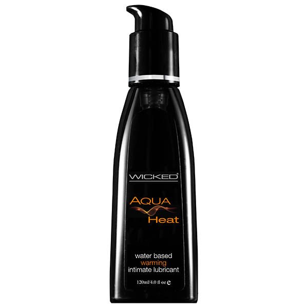 Wicked Aqua Heat - Warming Water Based Lubricant - 120 ml (4 oz) Bottle - LOTIONS & LUBES