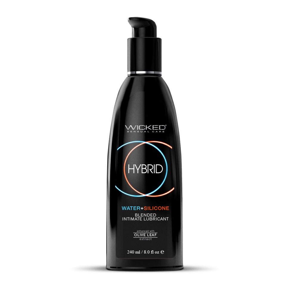Wicked Hybrid - Water & Silicone Blended Lubricant - 240 ml Bottle - LOTIONS & LUBES