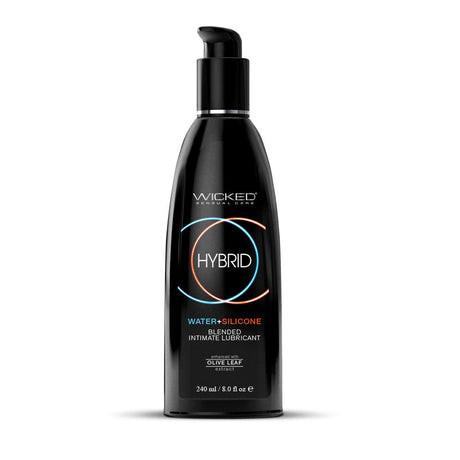 Wicked Hybrid - Water & Silicone Blended Lubricant - 240 ml Bottle - LOTIONS & LUBES
