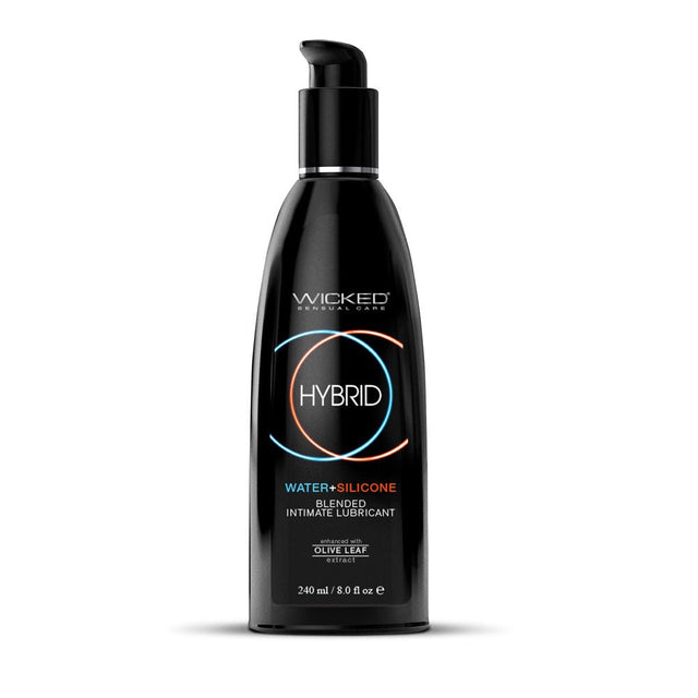 Wicked Hybrid - Water & Silicone Blended Lubricant - 240 ml Bottle - LOTIONS & LUBES