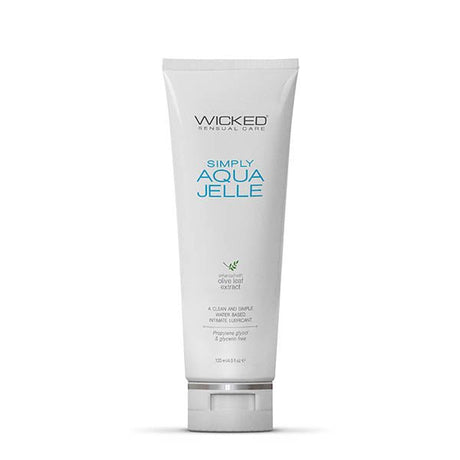 Wicked Simply Aqua Jelle - Water Based Anal Lubricant - 120 ml - LOTIONS & LUBES
