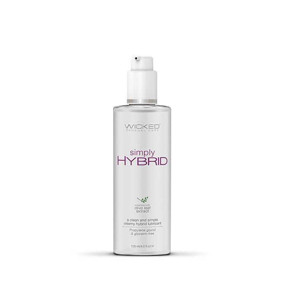 Wicked Simply Hybrid - Water & Silicone Blended Lubricant - 120 ml - LOTIONS & LUBES