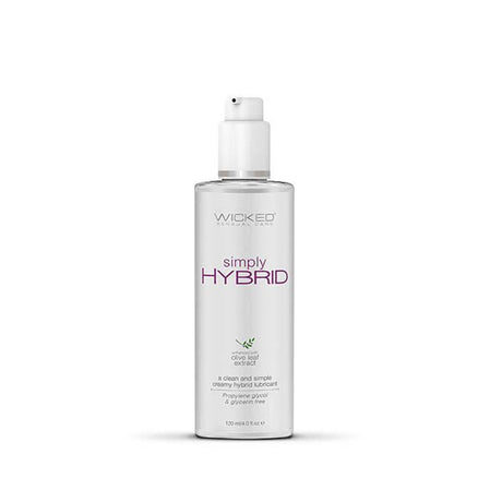 Wicked Simply Hybrid - Water & Silicone Blended Lubricant - 120 ml - LOTIONS & LUBES