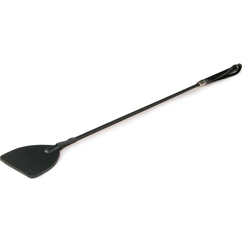 Wide Crop Whip Black - Adult Toys
