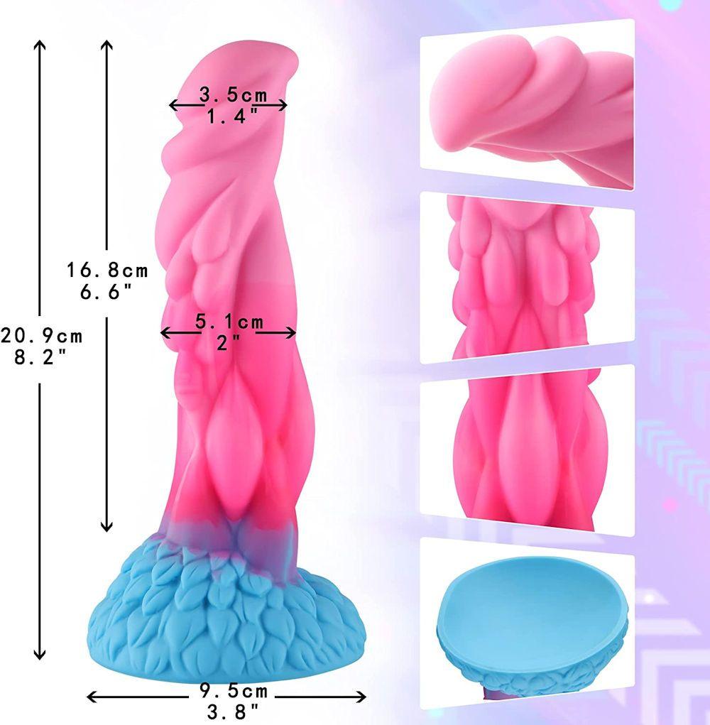 Wildolo - 8.2" Silicone Beleala Dildo (Suction) - Naughty by Nature Adult Store