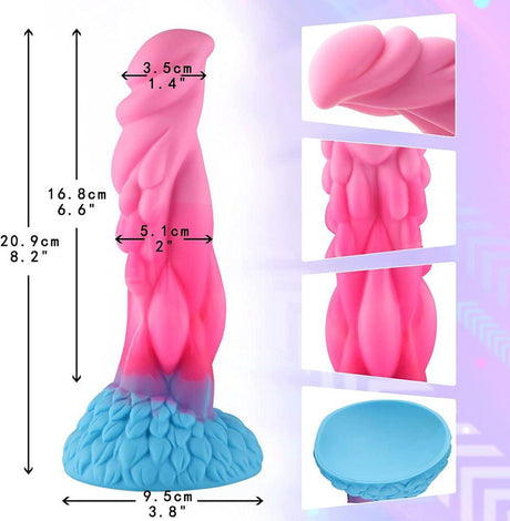 Wildolo - 8.2" Silicone Beleala Dildo (Suction)