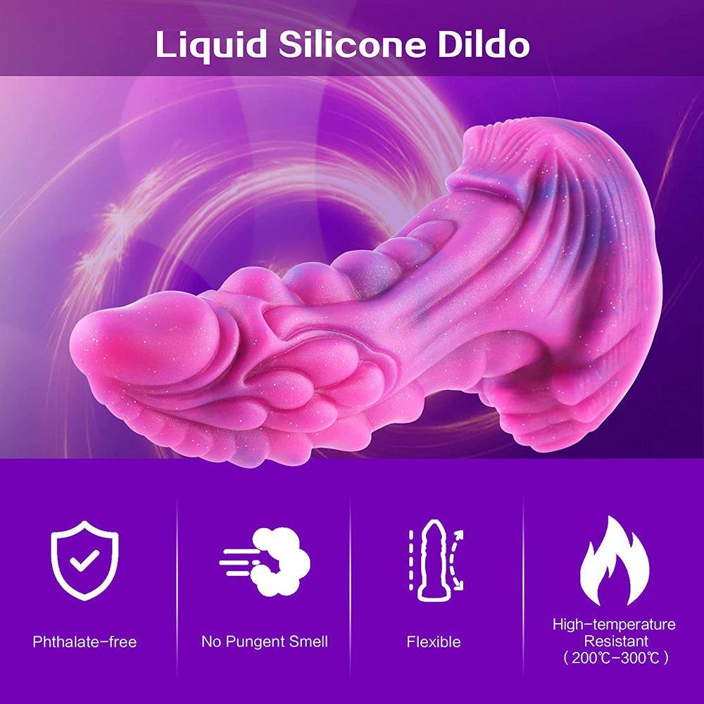 Wildolo - 8.4" Silicone Vibrating Amor Dildo (Suction Remote and App) - Sex Toys