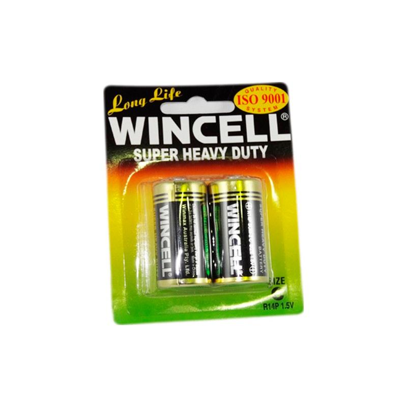 Wincell Super Heavy Duty C Size Carded 2Pk Battery - Stationary