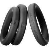 Xact-Fit Silicone Rings Medium 3 Ring Kit - Adult Toys