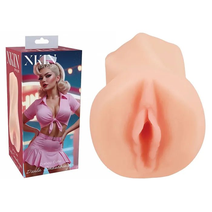 XKIN Darla Vagina Stroker – 12.5cm Pinup Smashburger TPE Sleeve - MASTURBATORS