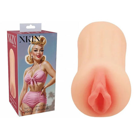 XKIN PinUp Molly Blowtide Vagina Stroker – 12cm Flesh TPE Sleeve - MASTURBATORS