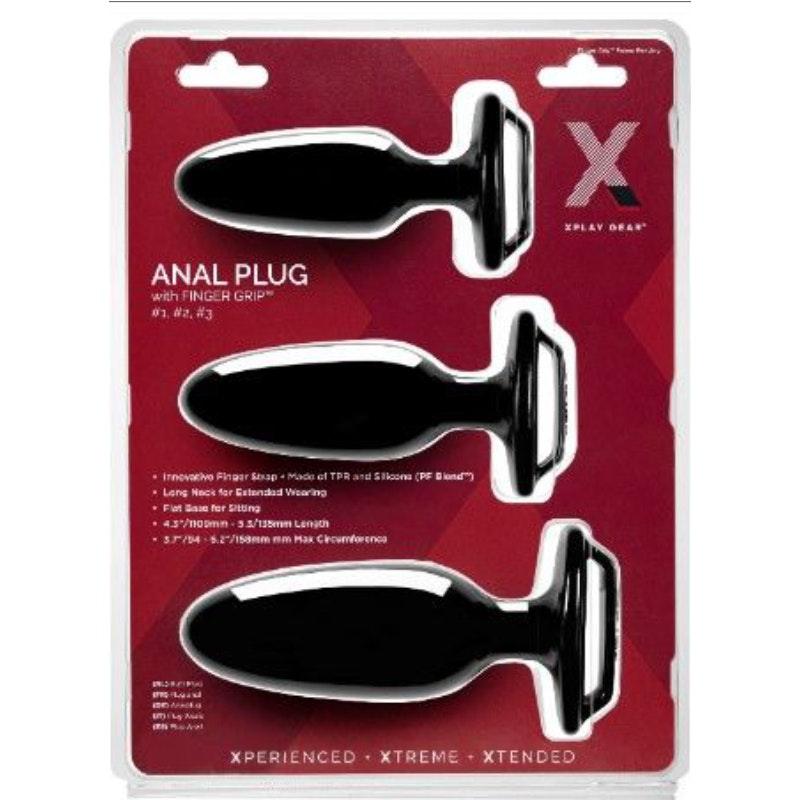 Xplay Finger Grip Plug Starter Kit - Naughty by Nature Adult Store