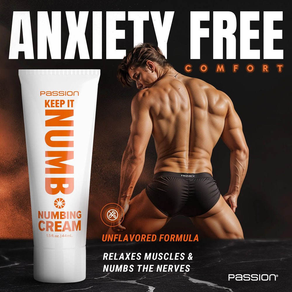 XR Brands Passion Keep It Numb - Fast-Acting Numbing Cream - 44 ml - ENHANCERS