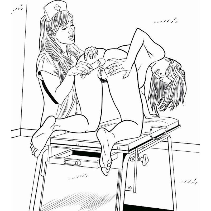 XXX Nurses Colouring Book - Adult Toys