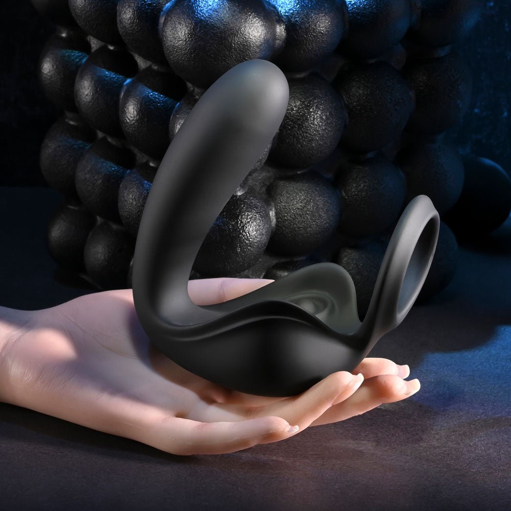 Zero Tolerance Ballin Black Prostate Massager Cock Ring Remote - ANAL TOYS