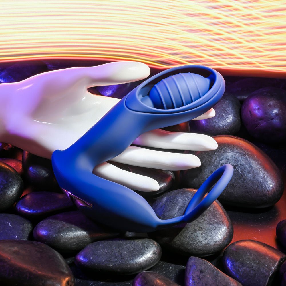 Zero Tolerance EXTRA MILE - Blue USB Rechargeable Vibrating Prostate Massager - Anal Toys