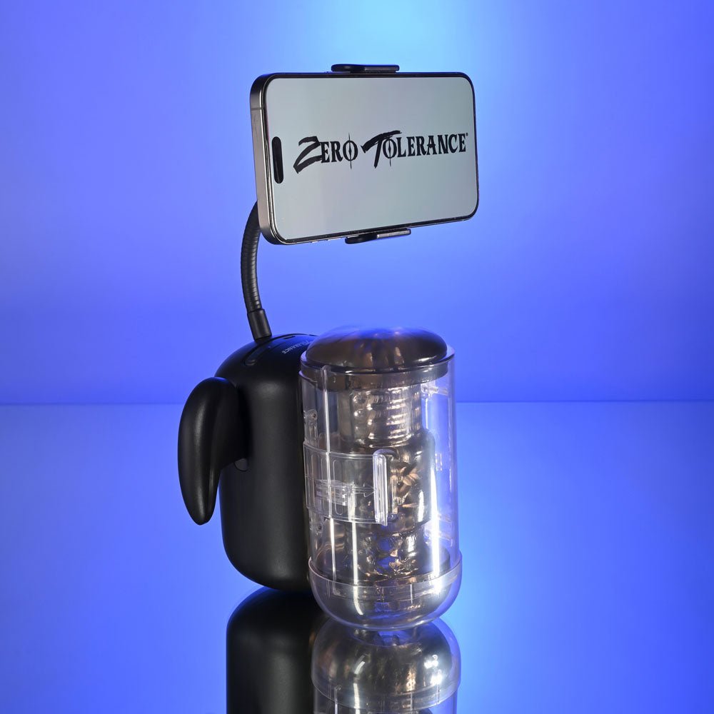 Zero Tolerance Hold Me Tight Vibrating Auto Stroker - MASTURBATORS