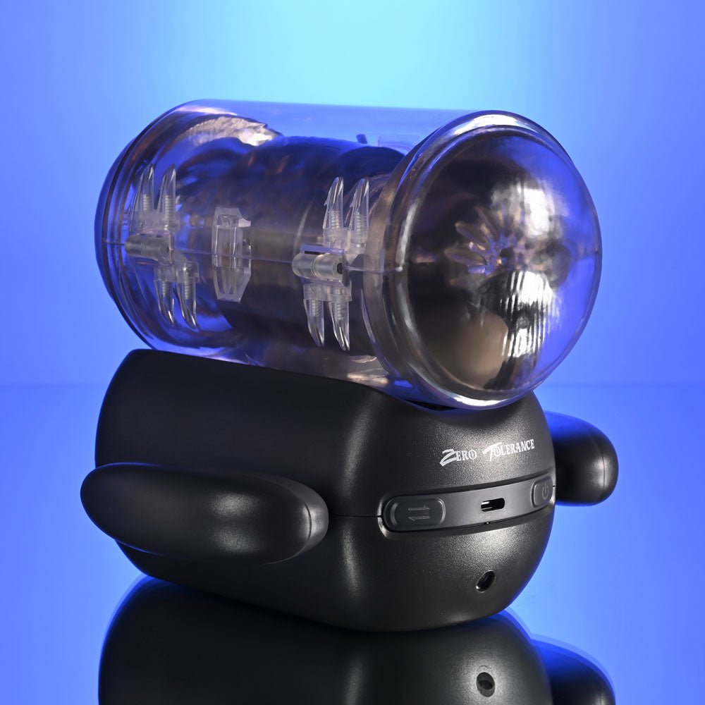 Zero Tolerance Hold Me Tight Vibrating Auto Stroker - MASTURBATORS