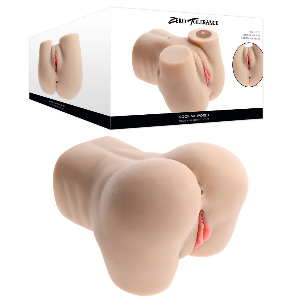 Zero Tolerance Rock My World Rechargeable Doggy Style Torso - MASTURBATORS