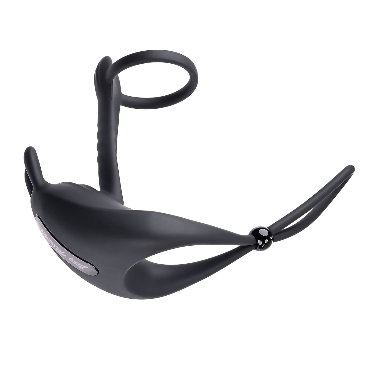 Zero Tolerance SADDLE UP - Black USB Rechargeable Vibrating Cock & Ball Rings - COCK RINGS
