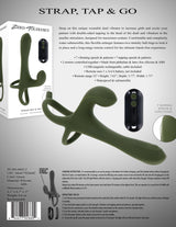 Zero Tolerance STRAP, TAP & GO - Vibrating & Tapping Sleeve & Wireless Remote - SLEEVES