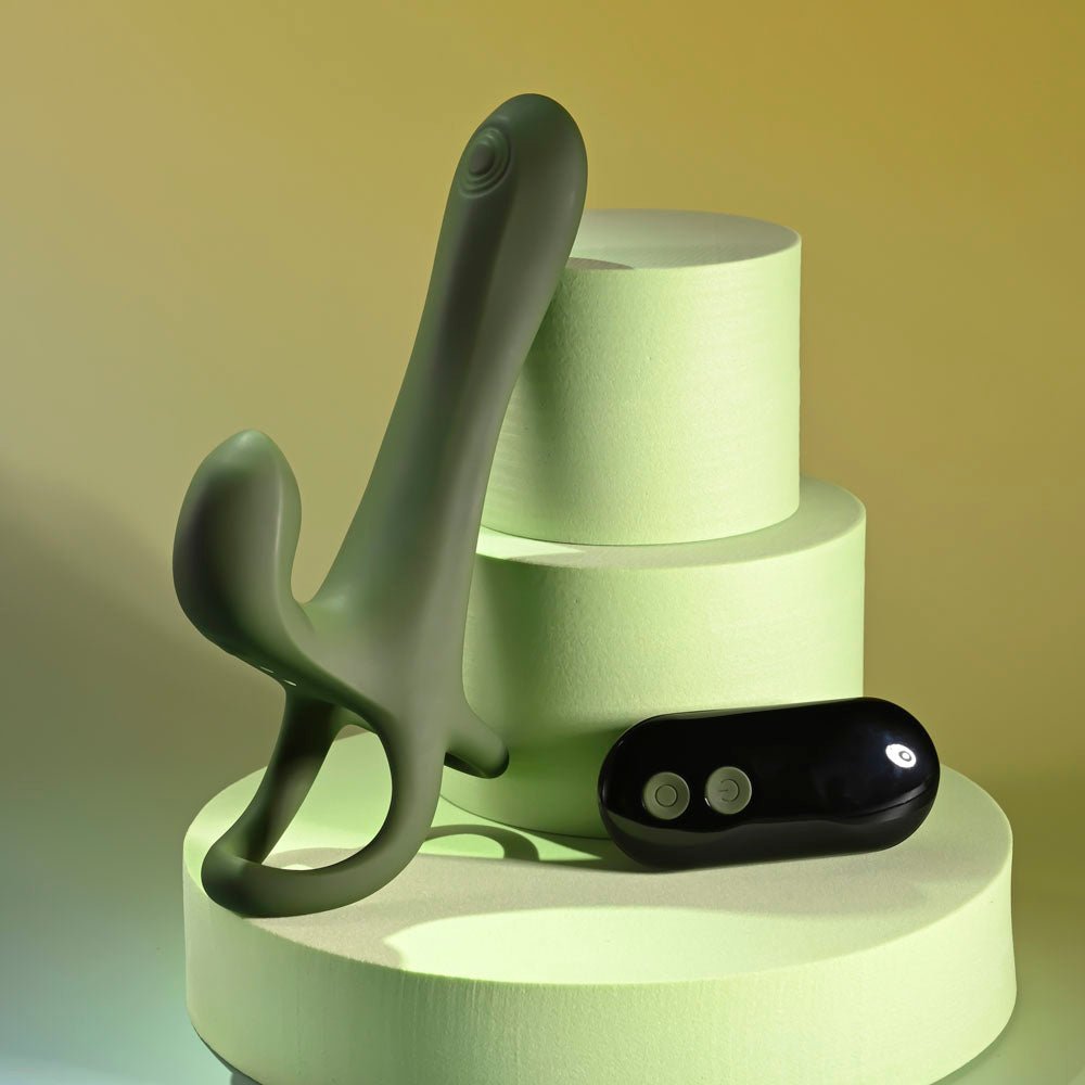 Zero Tolerance STRAP, TAP & GO - Vibrating & Tapping Sleeve & Wireless Remote - SLEEVES