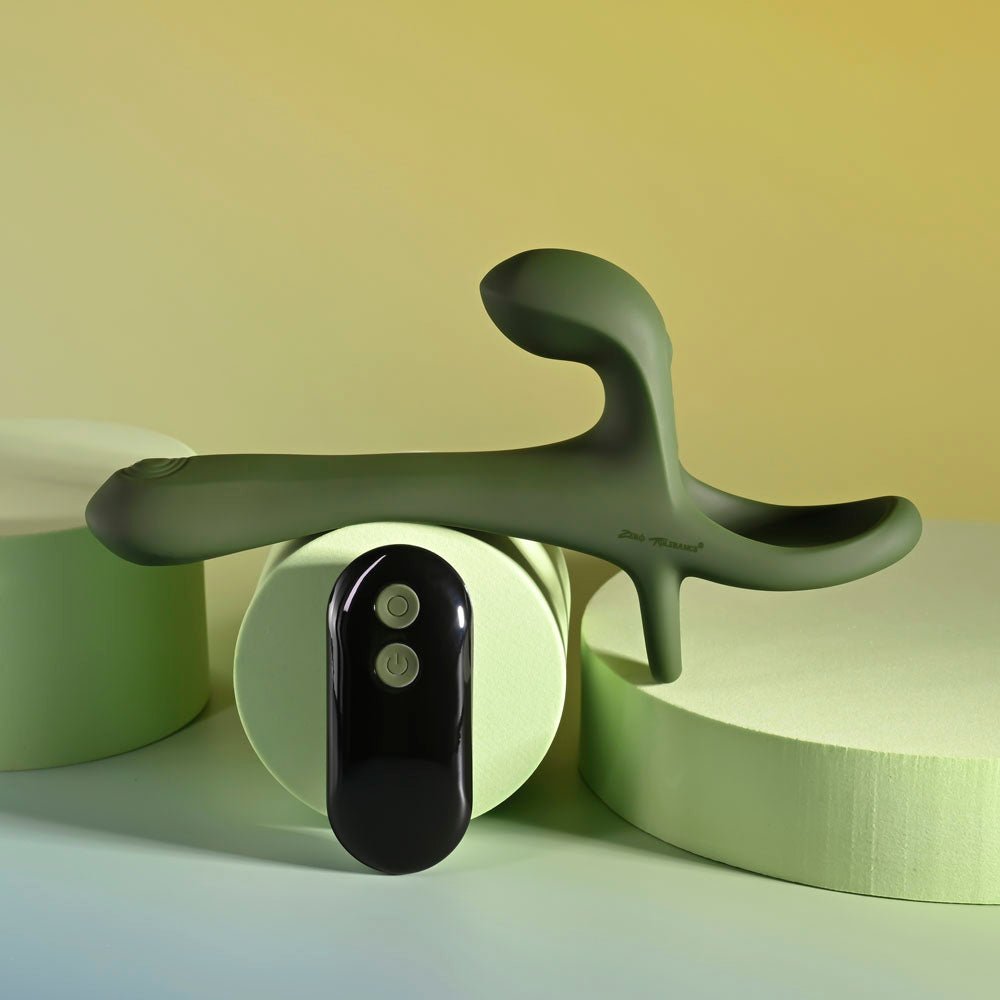Zero Tolerance STRAP, TAP & GO - Vibrating & Tapping Sleeve & Wireless Remote - SLEEVES