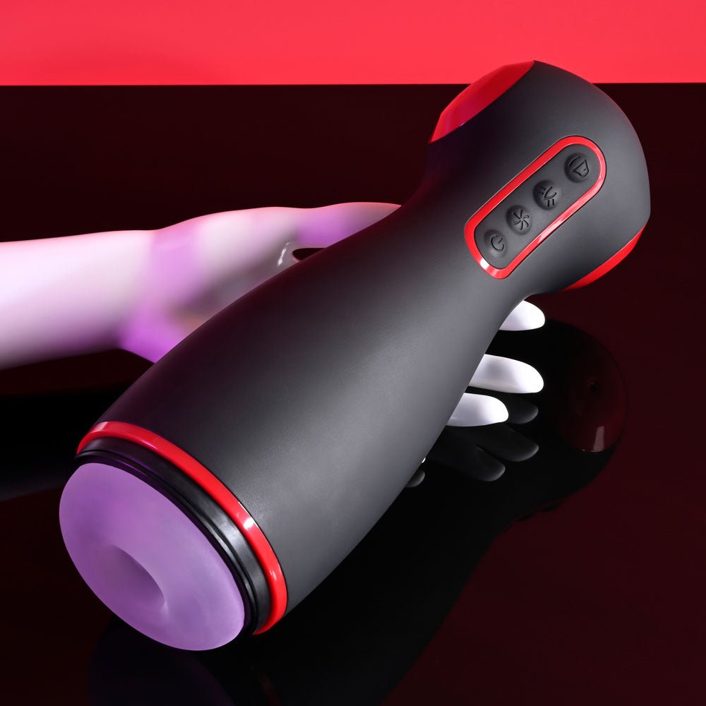 Zero Tolerance TIGHT SQUEEZE - USB Rechargeable Vibrating, Squeezing & Talking Stroker - MASTURBATORS