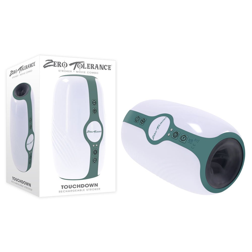 Zero Tolerance TOUCHDOWN - Rechargeable Vibrating & Tightening Stroker - MASTURBATORS