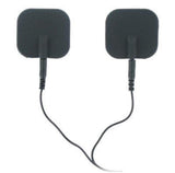 Zeus Deluxe Black Electro Pads 2 Pk - Adult Toys