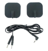 Zeus Deluxe Black Electro Pads 2 Pk - Adult Toys