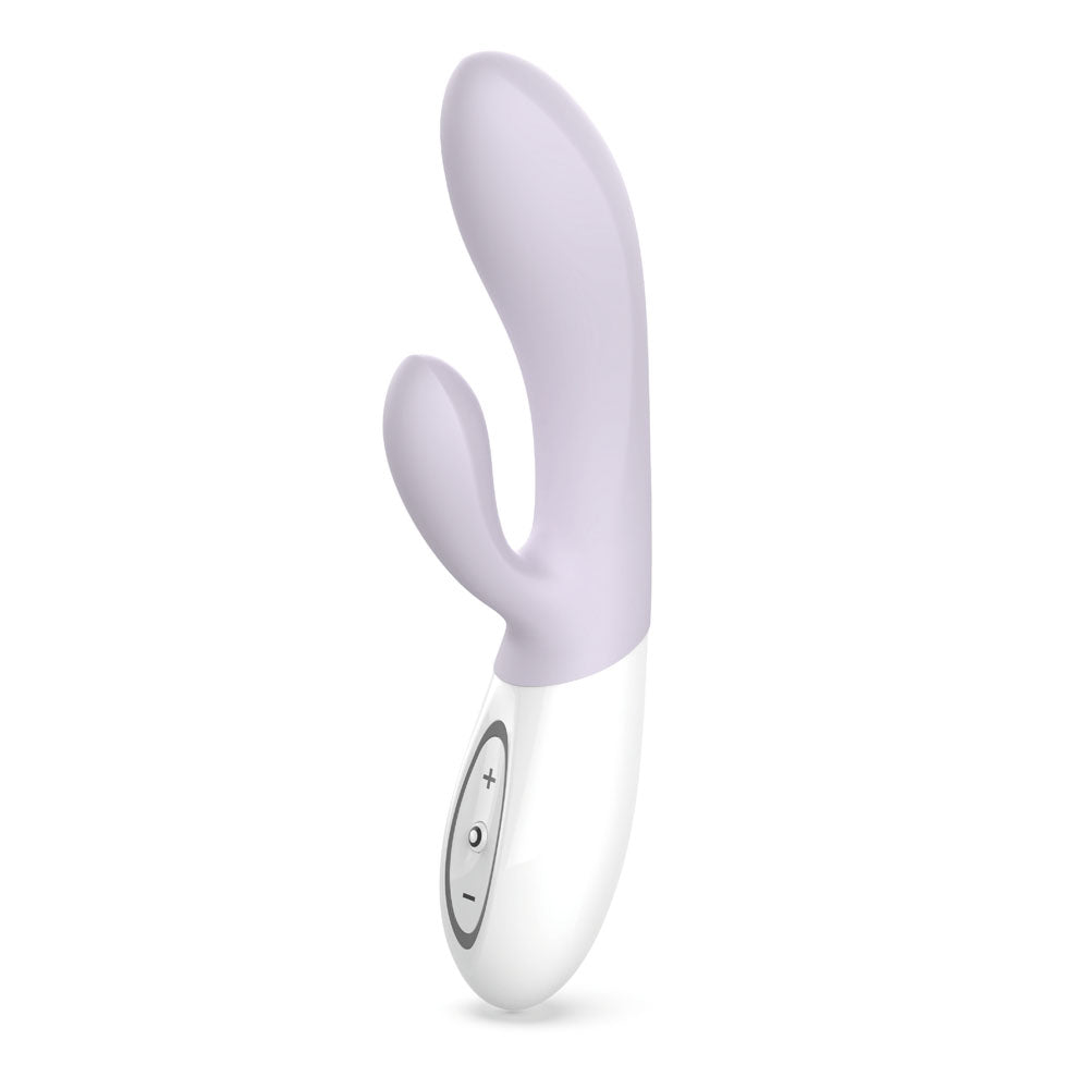 Zini Dew - Purple Hydrangea 20 cm USB Rechargeable Rabbit Vibrator - VIBRATORS