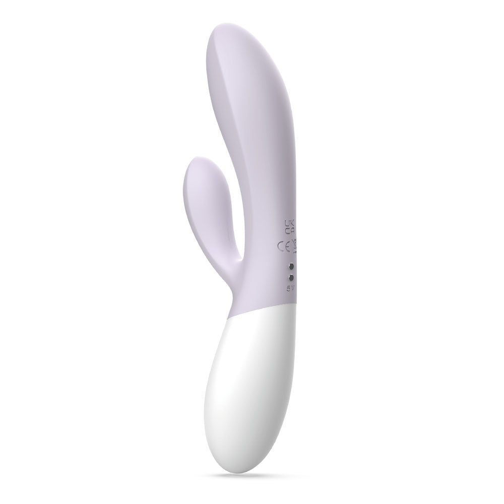 Zini Dew - Purple Hydrangea 20 cm USB Rechargeable Rabbit Vibrator - VIBRATORS