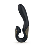 Zini Roae Special Edition - Black/Gold - Black/Gold 19.5 cm USB Rechargeable Vibrator - VIBRATORS