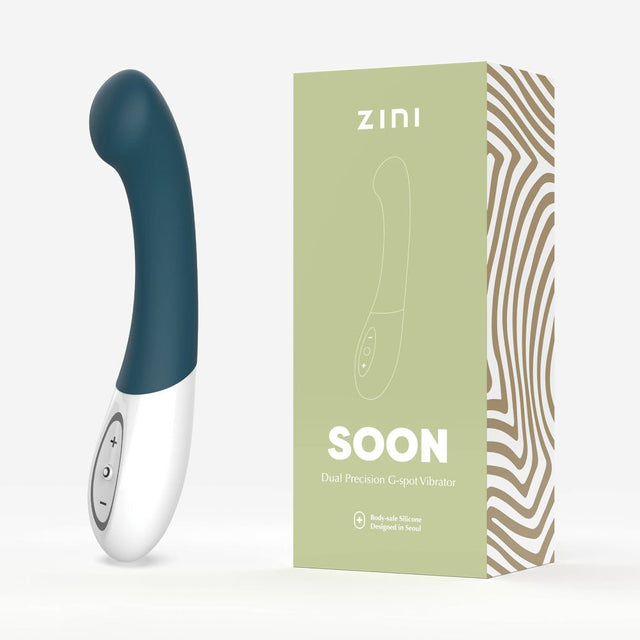 Zini Soon - Legion Blue 20 cm USB Rechargeable Vibrator - VIBRATORS