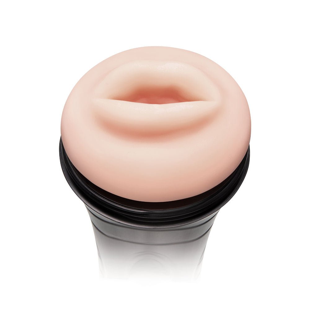 Zolo Stroke Off Deep Throat Flesh Mouth Stroker Realistic Feel - MASTURBATORS