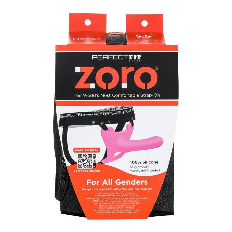 Zoro Strap - On 5.5in Pink - Adult Toys