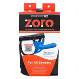 Zoro Strap - On 6.5in Blue - Adult Toys