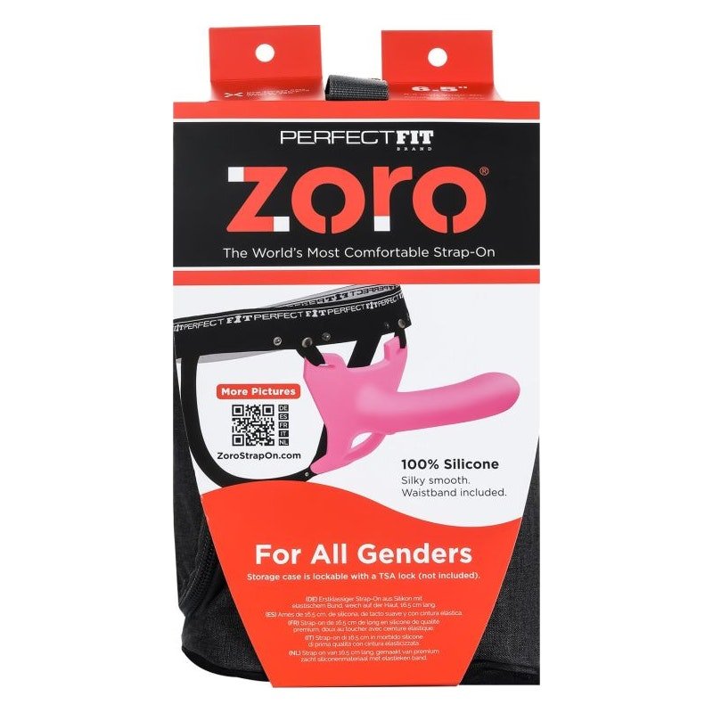 Zoro Strap - On 6.5in Pink - Adult Toys